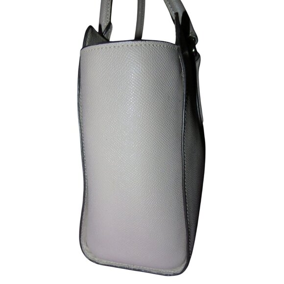 Coach 2018 Leah Gray Leather Satchel Tote Adorned With Stardust Crystal Rivets - Picture 3 of 15